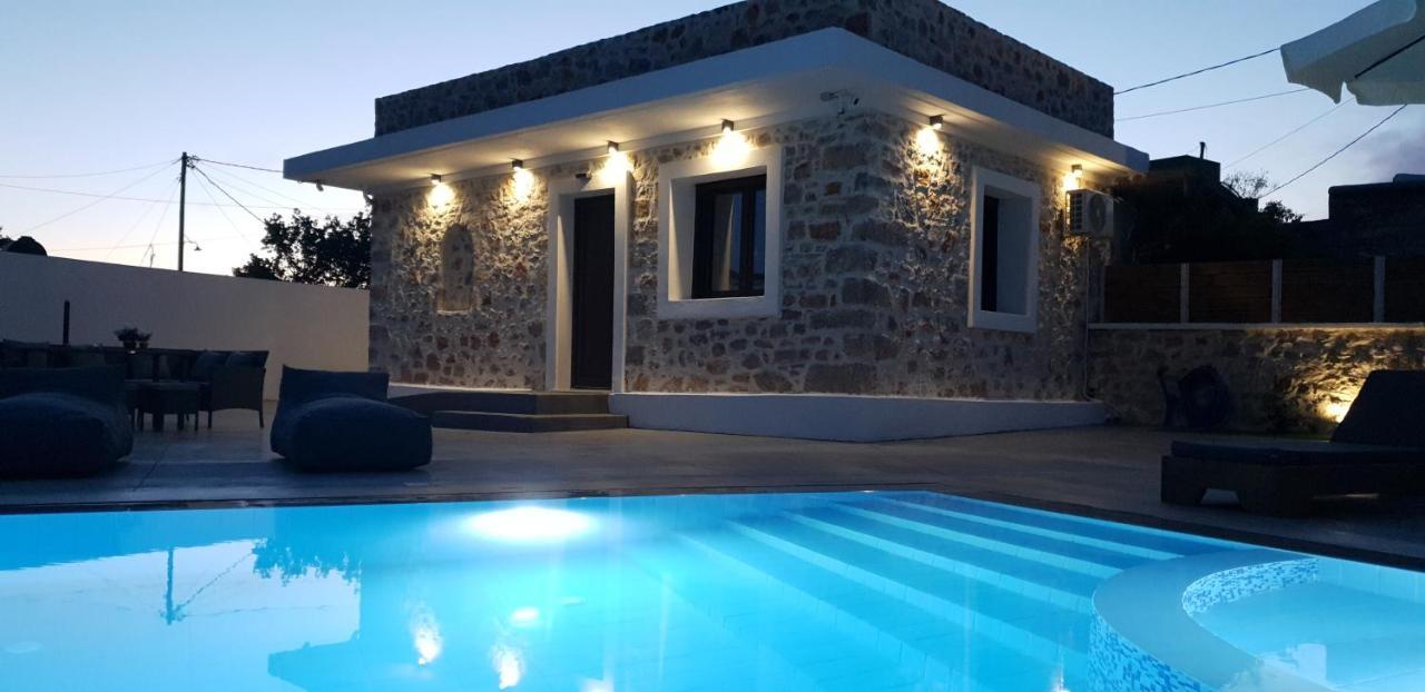 Double Bee Villa With Private Pool Ájosz Konsztandínosz Kültér fotó